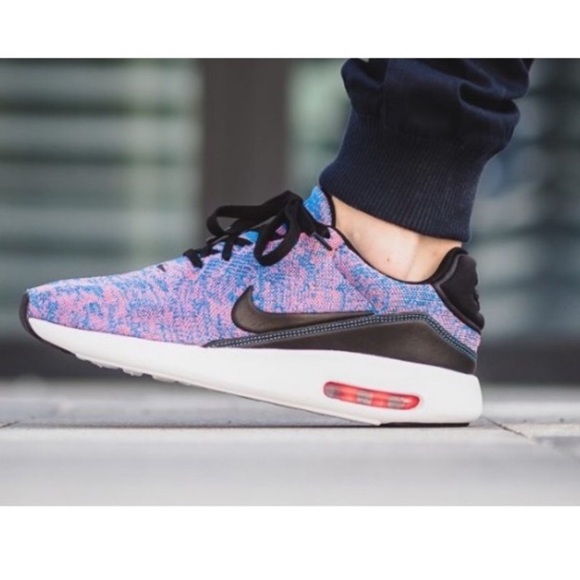 Nike Air Max Modern Flyknit Black Blue Men Running Shoes SNEAKERS 876066 401 UK 7 Nike Air Max Modern Flyknit Black Blue Men Running Shoes SNEAKERS 876066 401 UK 7